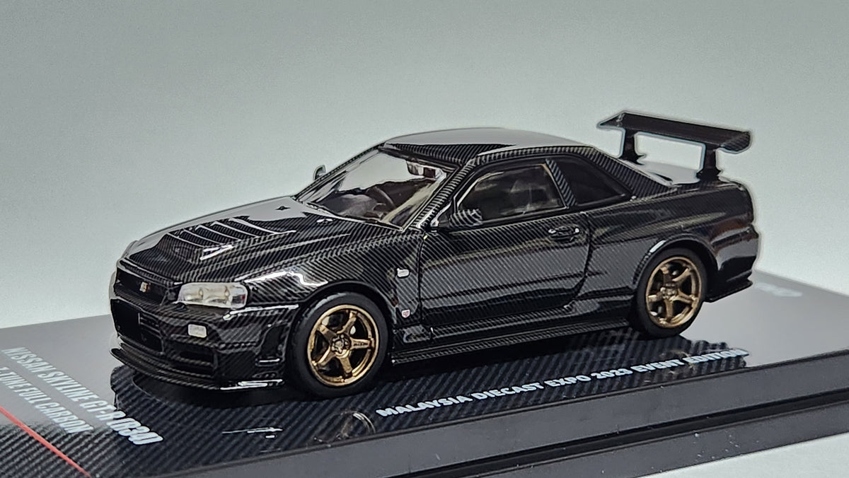 1:64 Inno64 Nissan Skyline GT-R R34 Z-Tune Full Carbon 