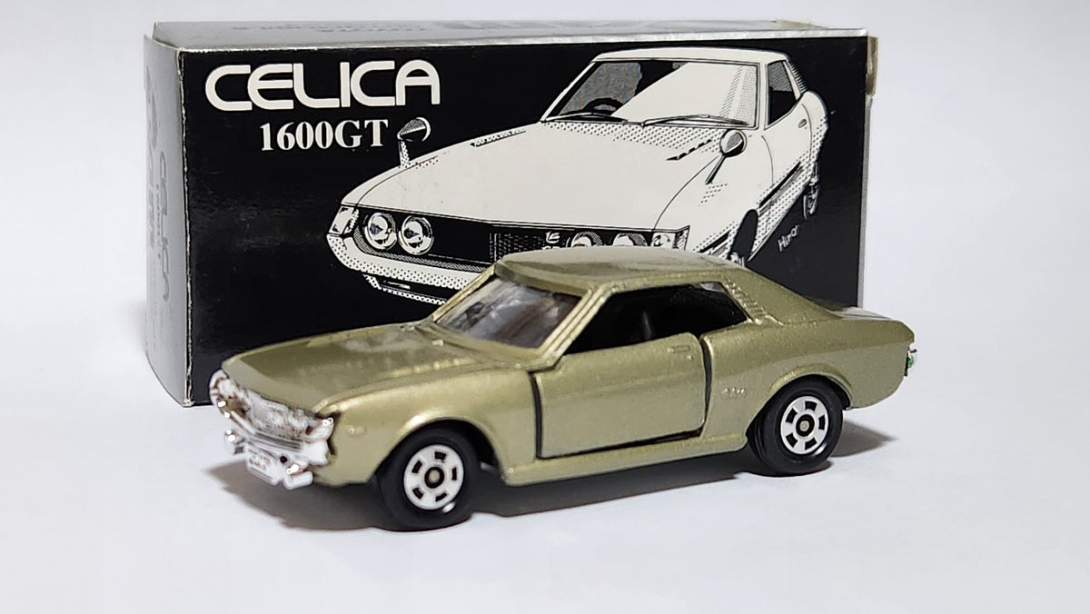 Tomica Tam Toyota Celica 1600GT 1:60 Made in Japan Golden