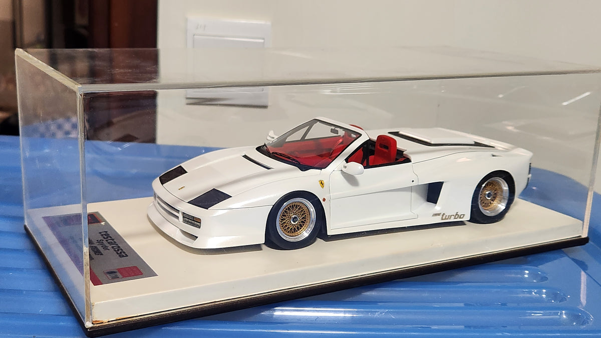 1 18 APM Ferrari Testarossa Spyder Koenig Specials Pearl White