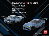 1:64 Pop race Toyota Toyota GR Supra A90 Pandem Rocky Bunny Metallic Blue