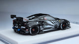 1:64 Veloce 488 GTB Gloss Black Zero Fighter LB Performance. Resin.