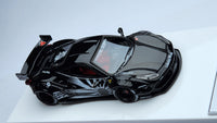 1:64 Veloce 488 GTB Gloss Black Zero Fighter LB Performance. Resin.