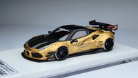 1:64 Veloce 488 GTB Gloss Gold Zero Fighter LB Performance. Resin.