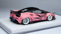 1:64 Veloce Ferrari 488 GTB Matt Pink Glow in the dark Zero Fighter LB Performance.