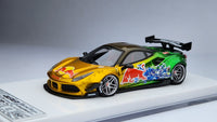 1:64 Veloce 488 GTB Red Bull Chrome LB Performance Resin