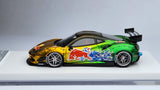 1:64 Veloce 488 GTB Red Bull Chrome LB Performance Resin