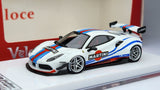 1:64 Veloce Ferrari 488 GTB Martini White LB Performance Resin.