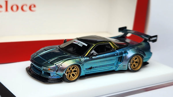 1:64 Veloce Honda NSX NA1 LB Performance Chameleon Blue Resin