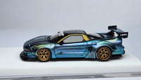 1:64 Veloce Honda NSX NA1 LB Performance Chameleon Blue Resin