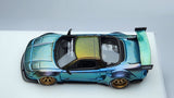 1:64 Veloce Honda NSX NA1 LB Performance Chameleon Blue Resin