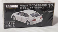 Tomica Premium 37 Honda Civic Type FD2 White Diecast