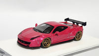 1:64 Veloce Ferrari 458 Italia LB Performance Pink Resin