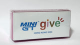 Mini GT Give charity event 2023 Hong Kong Nissan Silvia S15 Rockey Bunny Chrome Pink #632.