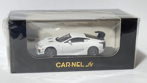 1:64 Kyosho CARNEL Lexus LFA Nurburgring Package 2010 Pearl White CN640011