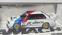 1:64 Tarmac BMW M3 E30 KAMACHI Macau Cup Race 1991 Charles Kwan Diecast