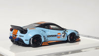 1:64 Veloce 488 GTB Baby Blue Gulf Duck Tail LB Performance Resin