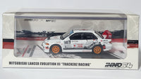 1:64 inno64 Mitsubishi Lancer Evolution III TRACKERZ RACING JDM Diecast