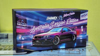 1:64 Inno64 Nissan Skyline GT-R R34 Z-Tune ENDGAME Australia Edition Midnight Purple