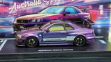 1:64 Inno64 Nissan Skyline GT-R R34 Z-Tune ENDGAME Australia Edition Midnight Purple