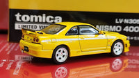 1:64 Tomica Limited Tomytec LV-N305a Nissan Skyline GT-R R33 400R Yellow Diecast