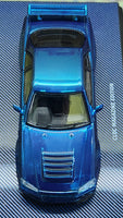 1:64 Inno64 Nissan Skyline GT-R R34 Z-Tune Chrome Blue Full Carbon Diecast