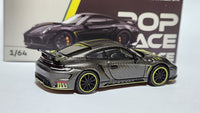 1:64 Pop Race Porsche 911 992 Stinger GTR Carbon Edition Diecast