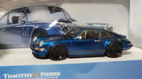 1:64 Timothy & Pierre TP Porsche 911 964 Singer Metallic Blue Resin