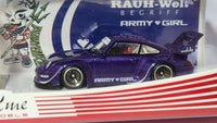1:64 Fuelme Porsche 911 993 RWB Army Girl Resin