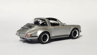 1:64 Pop Race Porsche 911 964 Singer Targa Silver Diecast