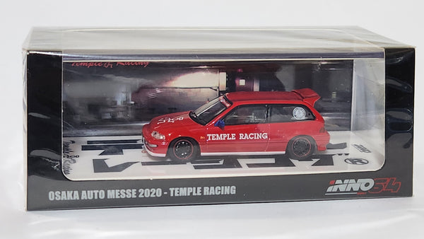 1:64 inno64 Honda Civic EF9 Osaka Auto Messe 2020 Temple Racing Diecast