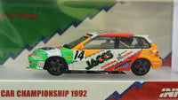 1:64 inno64 Honda Civic EF9 #14 JACCS. JTC Japan Touring Car Championship 1992. Diecast