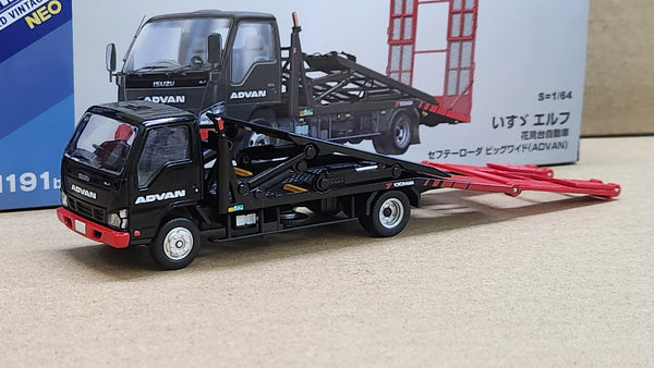 1:64 Tomica Limited Tomytec LV-N191b Isuzu ELF Hanamidai Safety Loader Big Wide ADVAN