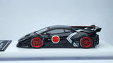 1:64 Veloce Lamborghini Huracan LP610-4 Liberty Walk Zero Sen Black. Resin