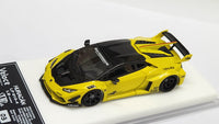 1:64 Veloce Lamborghini Huracan LP610-4 Liberty Walk Pearl Yellow. Resin