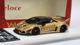 1:64 Veloce Lamborghini Huracan LP610-4 Liberty Walk Gold Gucci. Resin