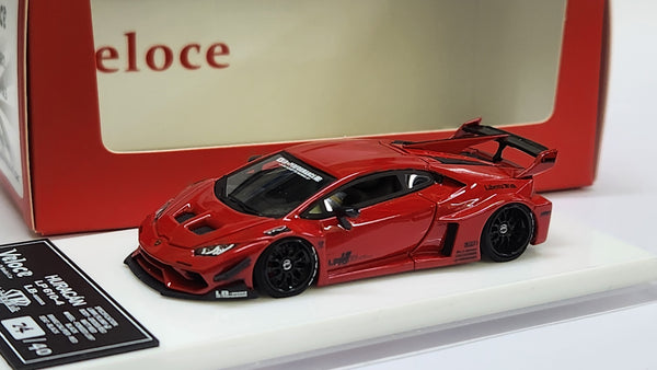 1:64 Veloce Lamborghini Huracan LP610-4 Liberty Walk LBWK Gloss Red. Resin