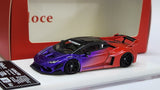 1:64 Veloce Lamborghini Huracan LP610-4 Liberty Walk Purple/Red. Resin