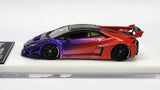 1:64 Veloce Lamborghini Huracan LP610-4 Liberty Walk Purple/Red. Resin