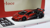 1:64 Veloce Lamborghini Huracan LP610-4 Liberty Walk Red/Black. Resin