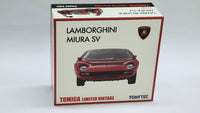 1:64 Tomica Limited Vintage Tomytec Lamborghini Miura SV Red Diecast