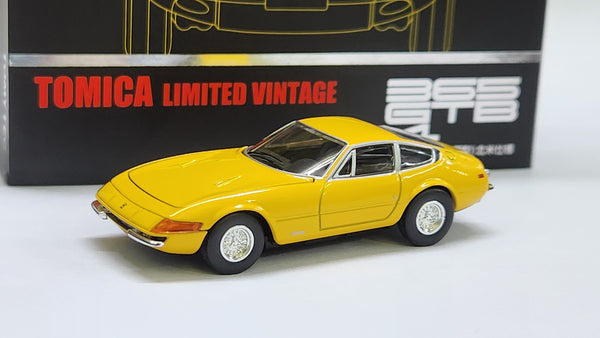 1:64 Tomica Limited Vintage Tomytec Ferrari 365 GTB4 North American Spec Late