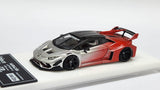 1:64 Veloce Lamborghini Huracan LP610-4 Liberty Walk Silver/Red. Resin.