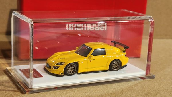 1:64 One Model Honda S2000 Spoon Sports Yellow Resin