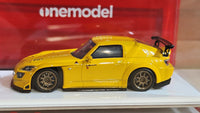 1:64 One Model Honda S2000 Spoon Sports Yellow Resin