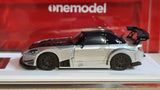 1:64 One Model Honda S2000 J's Racing Silver Resin