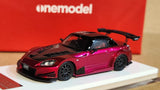 1:64 One Model Honda S2000 J's Racing Chrome Pink Resin