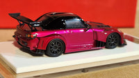 1:64 One Model Honda S2000 J's Racing Chrome Pink Resin