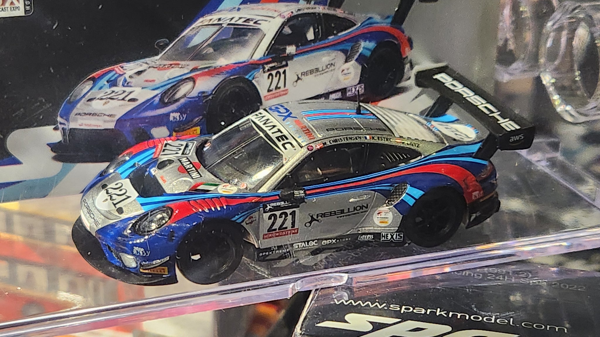 1:64 Sparky Porsche 991 991.2 GT3 R GPX Martini Racing 24H Spa 2022. V –  hiltawaytoyhk