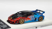 1:64 Veloce Lamborghini Huracan LP610-4 Liberty Walk Red bull. Resin