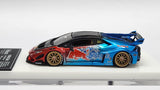 1:64 Veloce Lamborghini Huracan LP610-4 Liberty Walk Red bull. Resin